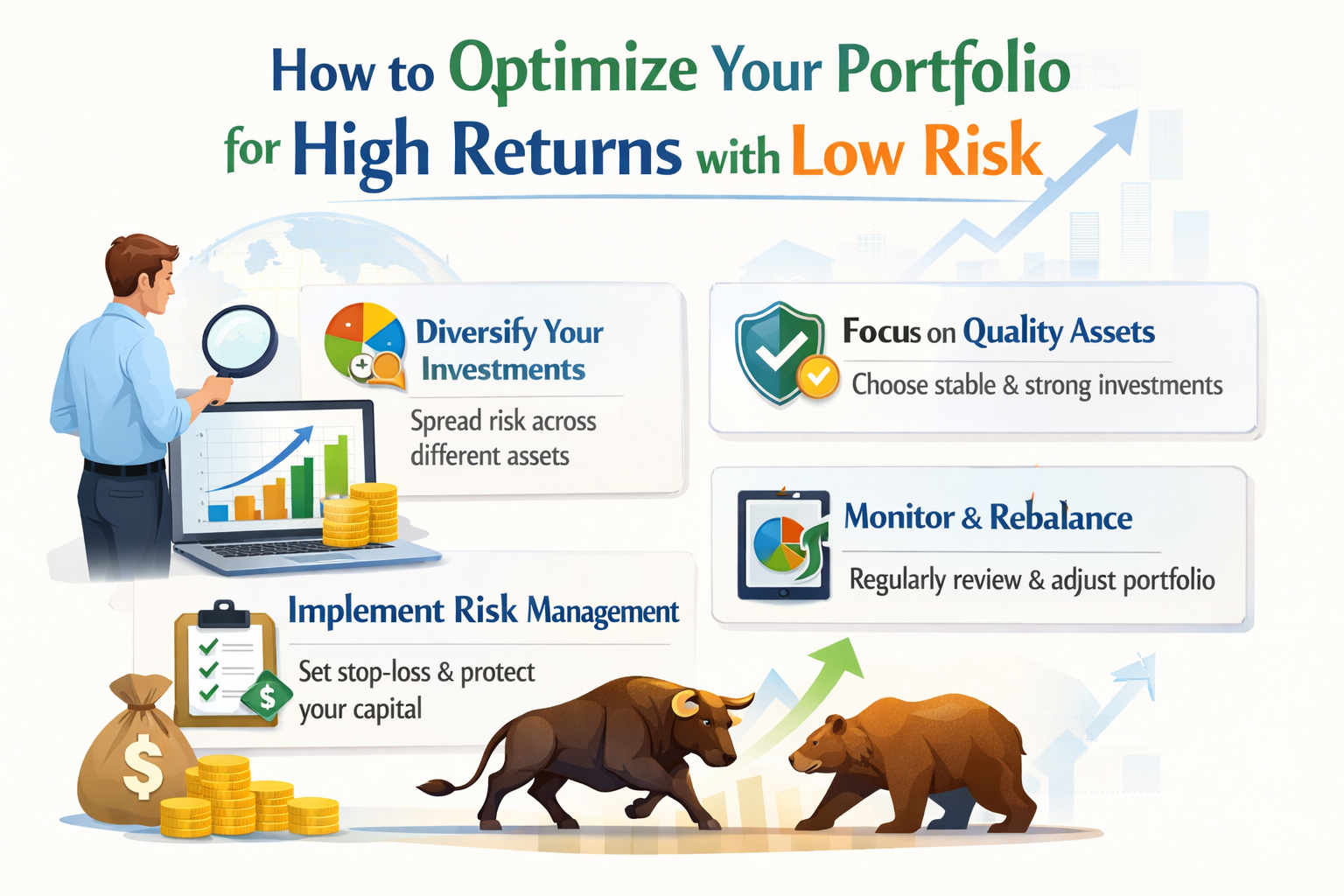 Portfolio for High Returns with Low Risk